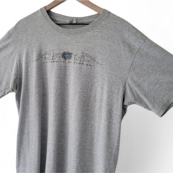 University of Florida Short Sleeve T-Shirt Size Large Heathered Gray - Picture 2 of 6